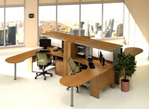 Комбинированные столы для офисных сотрудников